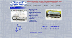 Desktop Screenshot of memphiscoolingtowers.com