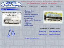 Tablet Screenshot of memphiscoolingtowers.com